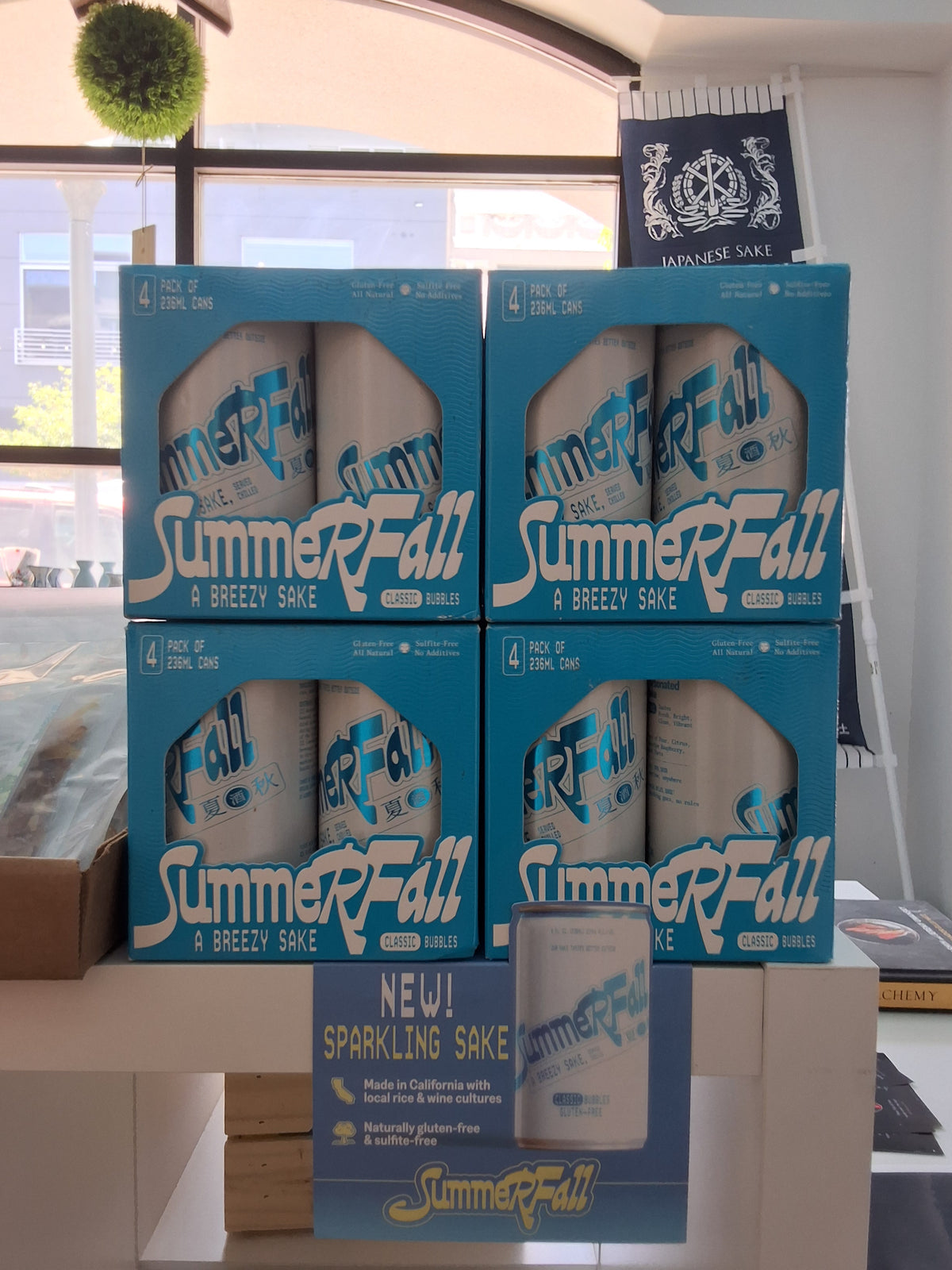 SummerFall Sparkling Sake 8oz cans