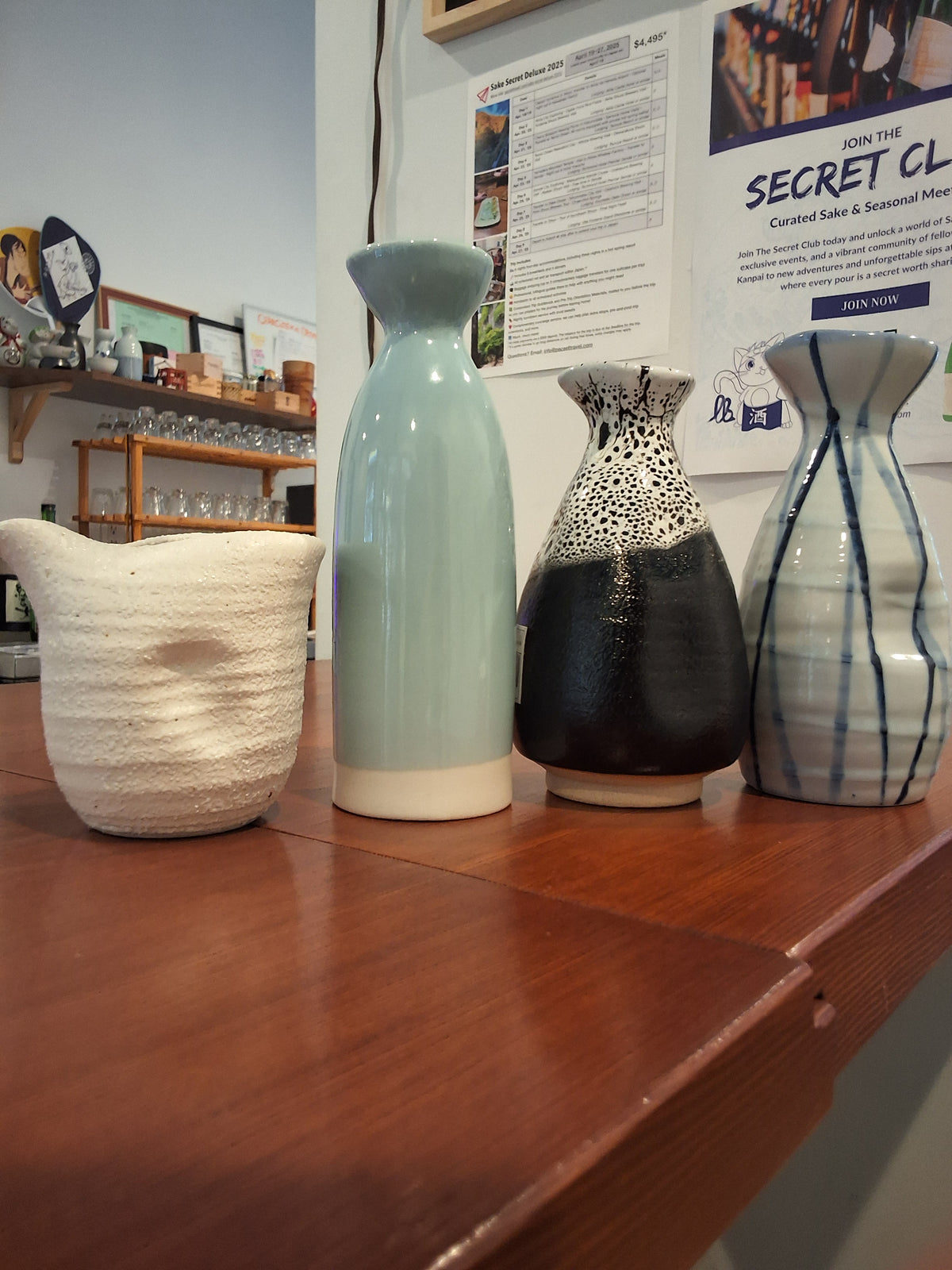 Assorted Japanese Tokkuri Carafe