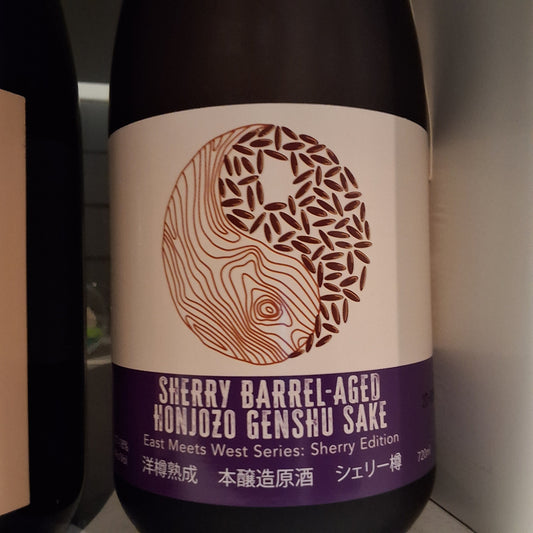 Miyashita Honjozo Genshu Sherry Cask-Aged 720ml