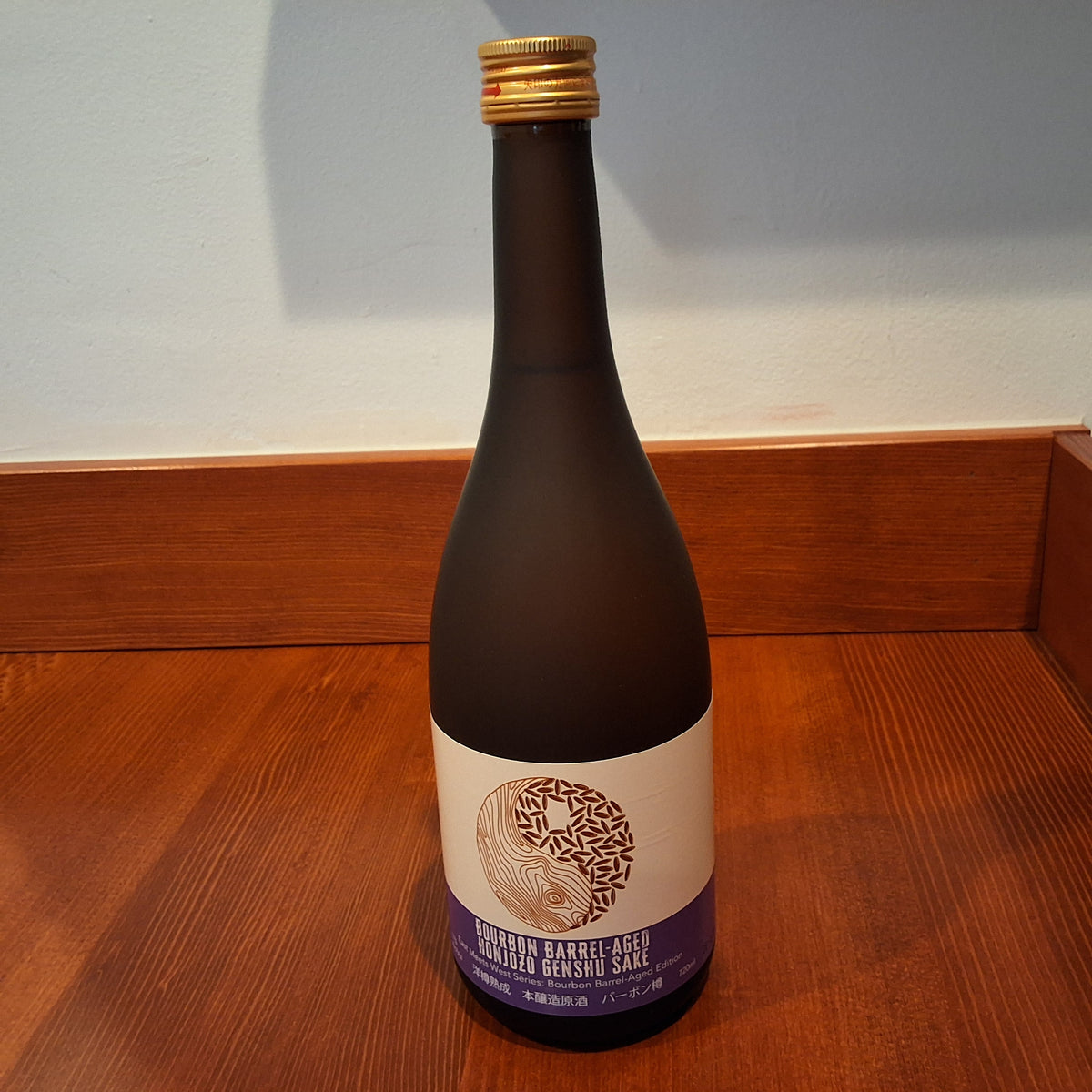Miyashita East Meets West Bourbon Barrel Aged Honjozo Genshu 720ml