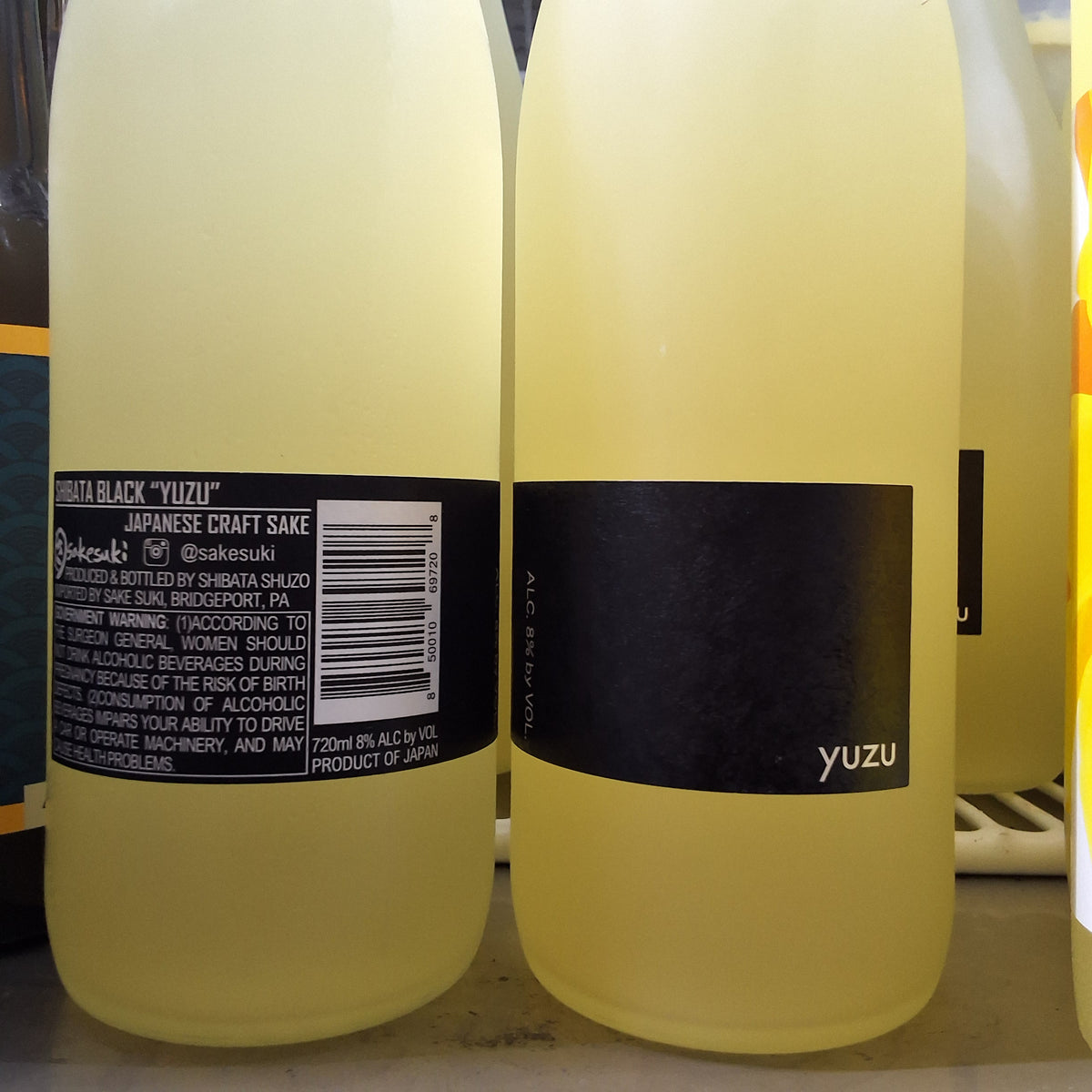 Shibata black yuzu 720ml