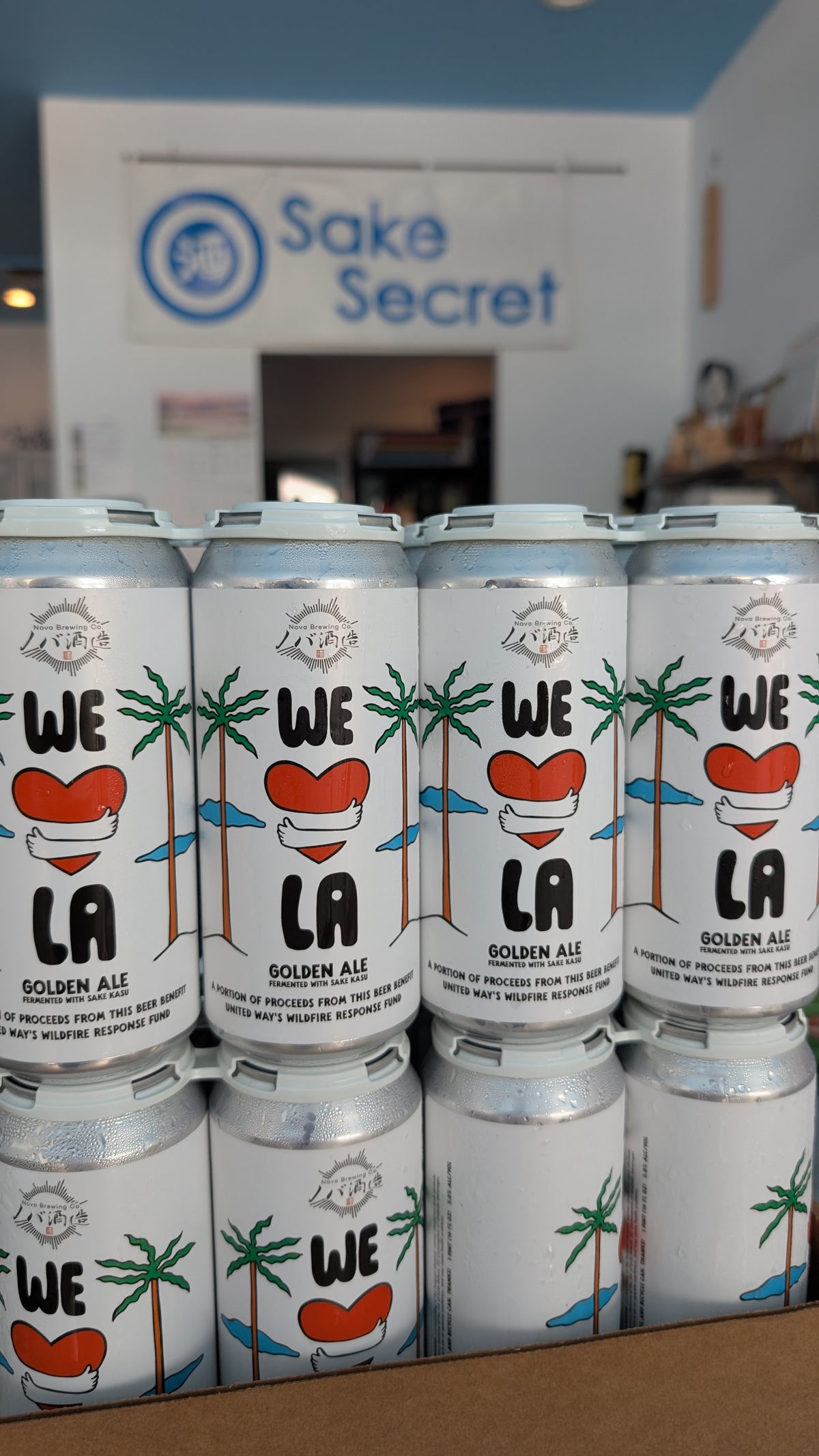 Nova We ♥️ LA Sake Kasu Golden Ale Can