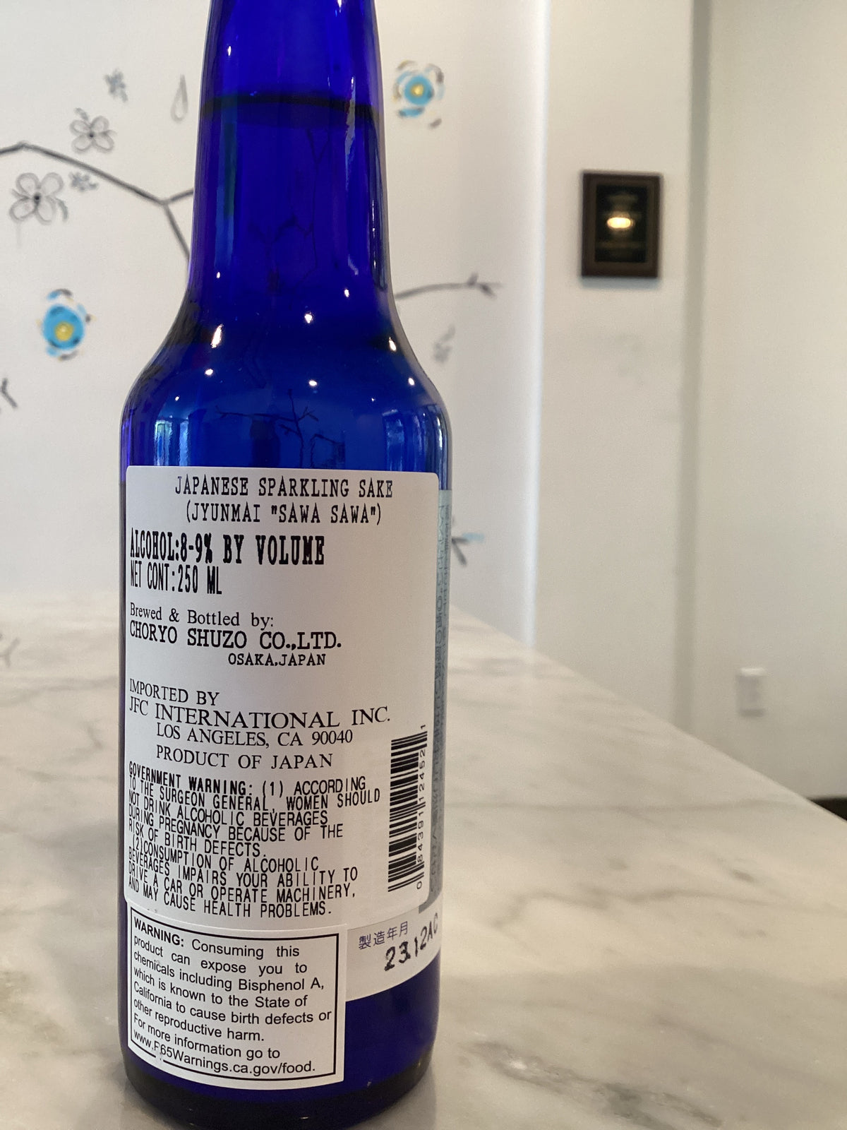 Choryo SawaSawa Sparkling Sake 250ml